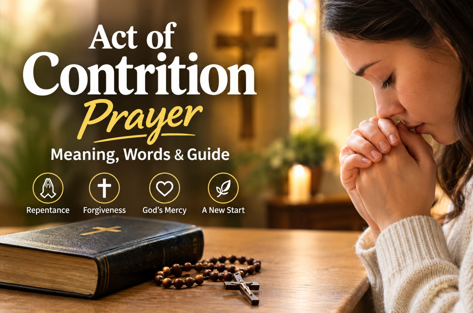 Act of contrition prayer